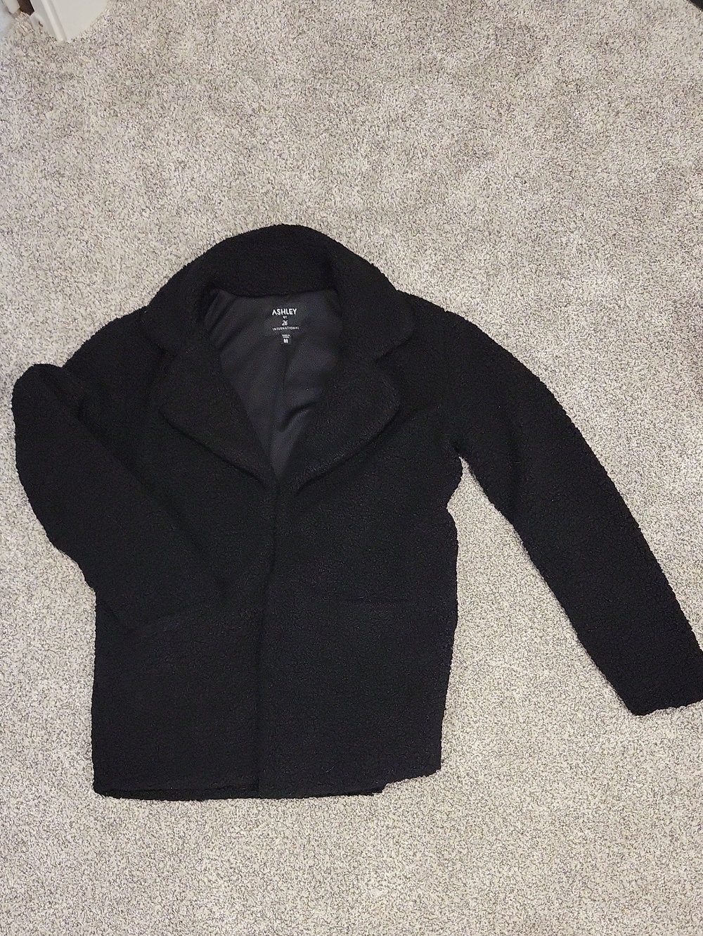 Ashley By 26 International Black Teddy Jacket
